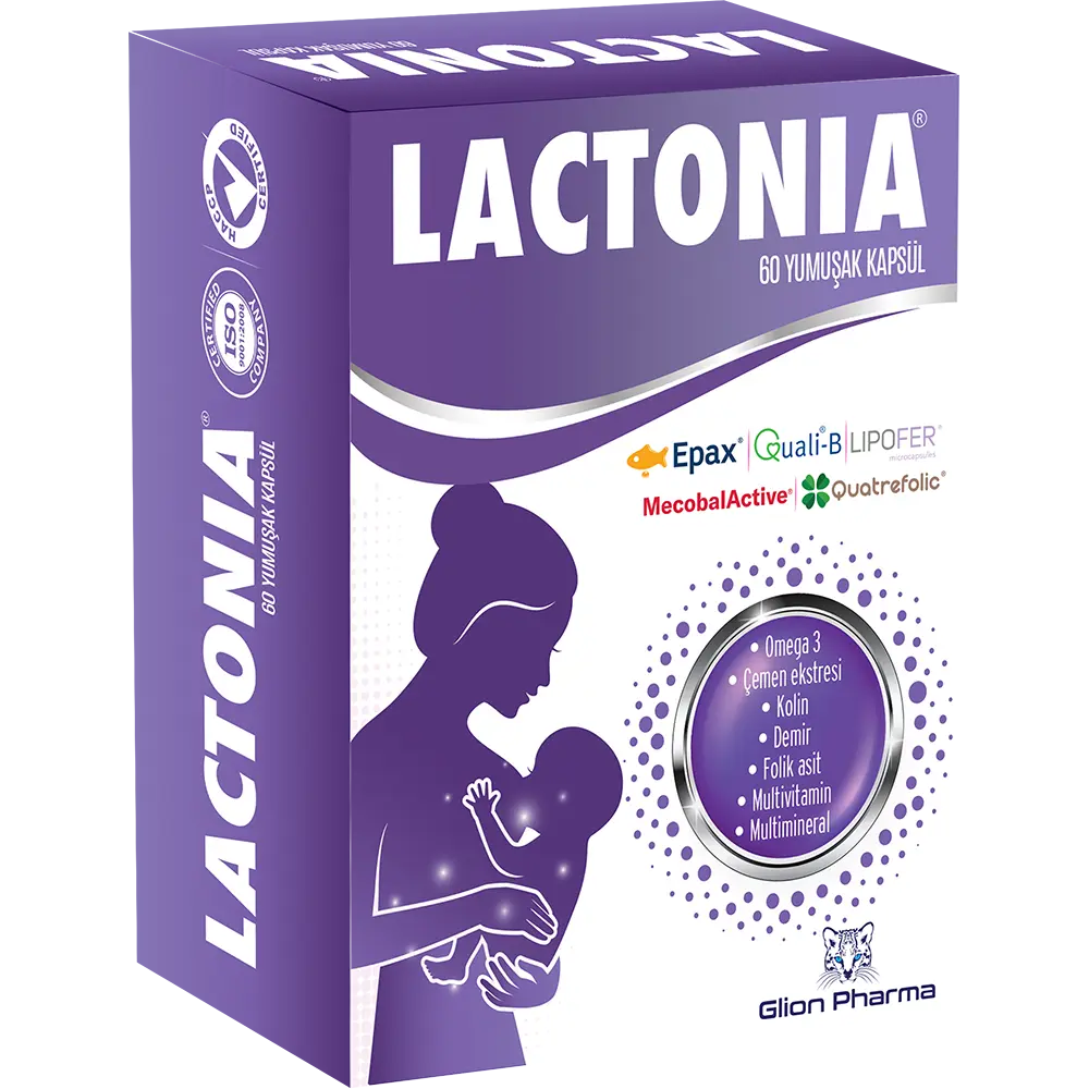 LACTONIA 60 Yumuşak Kapsül ambalajı