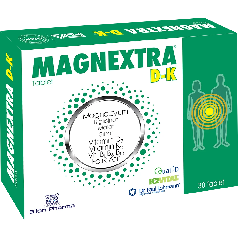 MAGNEXTRA D-K Tablet ambalajı