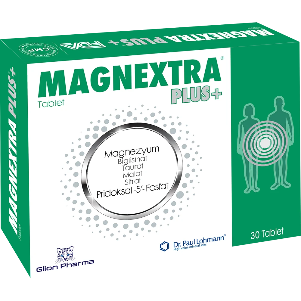 MAGNEXTRA PLUS+ Tablet ambalajı