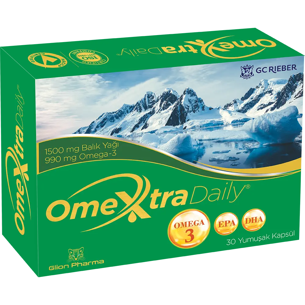OMEXTRA DAILY Yumuşak Jelatin Kapsül ambalajı